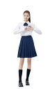 (YIWASTAR) プリーツスカート 蝶結び付き 上品38/45/50/55/60/65/70/85CM (S-5XL) スライド式のウエストアジャスター 制服 高校生 セーラー服スカート コスプレ スクール ハロウィン ロングプリーツ