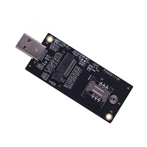 CYアダプター NGFF M.2 Key-B WWAN - USB 3.0アダプターライザーカード SIMスロット付き 3G/4G/5G LTEワイヤレスモジュールモデムカード用, EP-026-HX