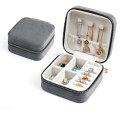 ジュエリーケース 携帯用 ジュエリーボックス ベルベット アクセサリー コンパクト ネックレス リング 指輪置き 腕時計 化粧品 プレゼント 持ち運び便利 旅行...