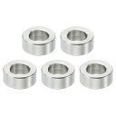 PATIKIL M4ステンレススペーサー 5個セット メタルスペーサー ステンレススチール 4.1mm内径×7mm外径×3 mm長 ステンレススチールスペーサー...