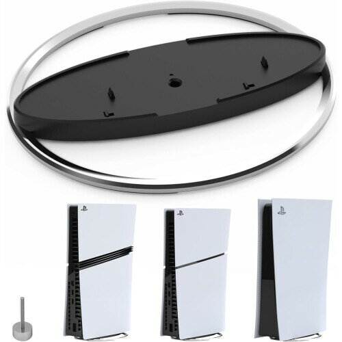 Chayoo PS5 縦置きスタンド (2025年新登場) 新型PS5/PS5 Slim/PS5 Pro 縦置きスタンド 安定性と転倒防止 地震対策 傷付き防止 合金ステンレス 高硬度ABSコンポジット樹脂 インストール簡単 PlayS*tatio