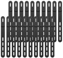 ク ケーブルバンド シリコン 20本セット ケーブルまとめる 結束バンド ケーブル まとめる コード まとめ クリップ 収納バンド 繰り返し使用可能 イヤホン/ヘッドホン/ヘアアイロンシン