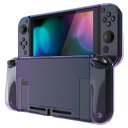 PlayVital Nintendo Switchに対応用アップグレードされたケースグリップカバー、ドックに対応できて、Nintendo Switchに対応用人...
