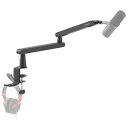 IXTECH マイクブームアームスタンド LPマイク ロープロファイル 調節可能 Blue Yeti Shure Sm7b Hyperx QuadCast Ro...