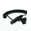 電源バッテリーアダプター用のEonvicD-Tapオス-メス4ピンXLRケーブル (Coiled cable)