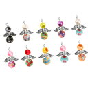 Yourandoll 10個 天使チャーム 天使の翼 ペンダント アクセサリーパーツ 飾り ハンドメイド ジュエリー製作 (スタイル 2)