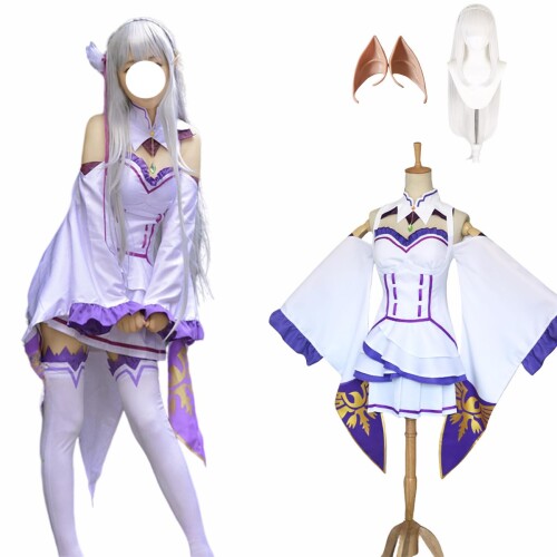 楽天市場】Re ゼロから始める異世界生活 コスプレ エミリア風 楽天市場】Re ゼロから始める異世界生活 コスプレ エミリア風
