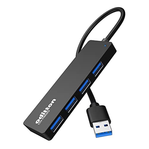 USB nuAoditton USB nu 3.0 4 |[gtbg f[^ nu 5Gbps f[^]^Cv A USB A_v^[ MacbookAiMacASurface ProAbvgbvȂǂɑΉ
