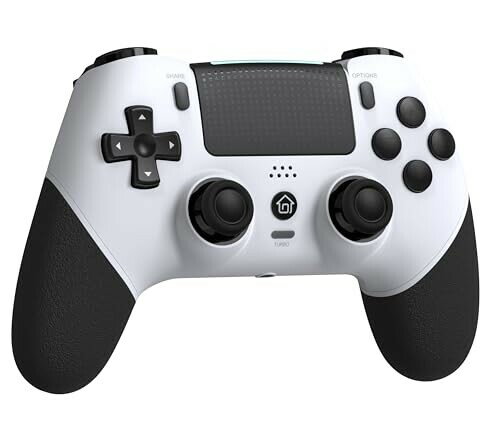 PS 4、Pro、Slimに適したホールジョイスティック付き無線コントローラ-内蔵スピーカー/精密ジョイスティック/Turbo/高度なボタンプログラミング付き無線コントローラ、および1000 mAh充電可