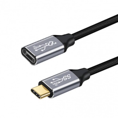 CY P[u USB-C USB 3.1 Type-C IX - Xf[^P[u 10Gbps 100W X[ut Compatible with iPhone 15 bvgbvɑΉ (20cm)