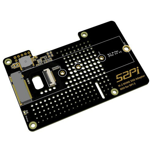 GeeeekPi N04 M.2 2280 PCIe to NVMe Top N04 M.2 NVMe to PCIe Adapter for Raspberry Pi 5 Support M.2 NVMe SSD 2230 2242 2260 2280