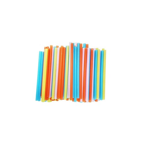 100本入ストロー タピオカストロー トロー タピオカ飲料用 使い捨て バー ショップ 業務用 大きなストロー 詰まらない 吸いやすい 口径11mm×長さ230mm (マルチカラー)