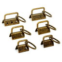 SPEEDWOX ワニ口 留め具 30個入り 3サイズ 金古美 紐留め金具 アクセサリー エンドパーツ つなぎ ジャンプリング付き ワニカン ワニグチ 手作り ...