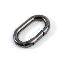 4個 長円形カラビナ/楕円カラビナ/オーバルカラビナ セット フック/リングフック キーホルダー/アクセサリーパーツ 接続バックル修理 バッグチェーン (2.0...