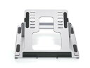 Vortex D24-3 SILVER ラップトップ スタンド 調節可能 マルチアングル スタンド 電話ポータブル 折りたたみ式 ラップトップ ライザー MacBook Air/Pro などのノートブック用 10-17.3"-グレー