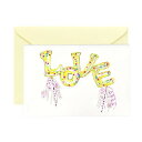 メッセージカード 封筒付き LOVE m01-036