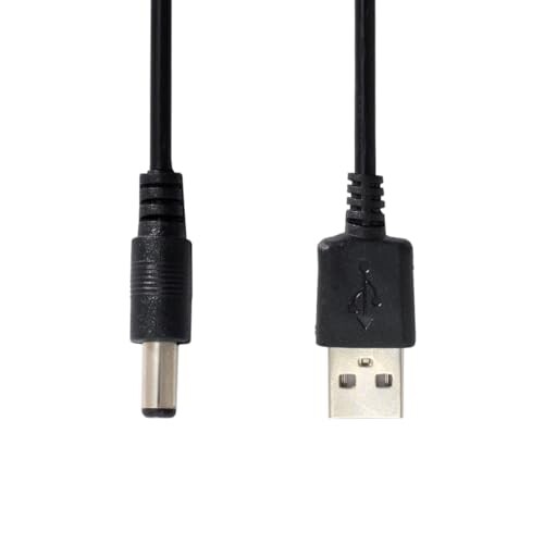 CY DC 5 V USB 2.0 A^CvIXto 5.5 X 2.1 MM DCdvOoRlN^AdpterubNP[u80 cm