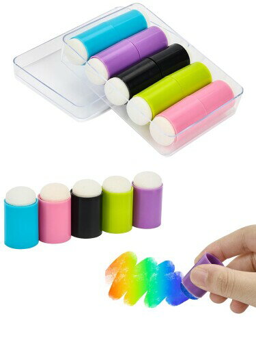 LYHMHAMY ステンシルシート指絵 10個セット スポンジダウパー DIY 絵図 紙飾り用 インククラフトチョークの描画 カード作成 カード作り道具 幼稚園...