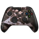 eXtremeRateのXbox Series X/S対応用カスタムフロントハウジングシェル、パタンデザインXbox Coreに対応用ソフトタッチカバーフェースプレート、コントローラーは含まれていません「暗闇に咲
