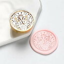 シーリングスタンプ ヘッド DIY シーリングスタンプ 25mm いろいろなパターン 黄銅製 シーリングワックス スタンプヘッドのみ (蝶)