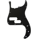 Musiclily Pro 13穴 プレシジョンベースPBピックガード5弦Fender American Precision Bass用 、黒3P