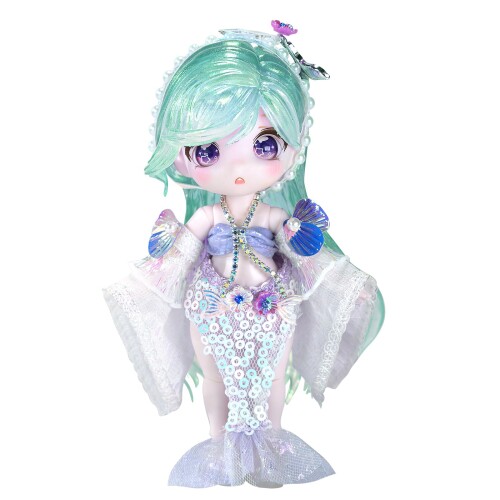 ICY Fortune Days 13cm bjd 人形 - アニメスタイルの人形セット、ギフト、装飾、DIY エクササイズ、コレクションに最適、女の子の人形 8+(Pisces)