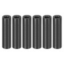 PATIKIL M3アルミスペーサー 6個セット メタルスペーサー アルミニウム 内径3 mm 外径5mm 長さ20mm ねじ付きスペーサースクリュースタンドオ...