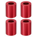 PATIKIL M8アルミニウムスペーサー 4個セット メタルスペーサーアルミニウム8.2mm ID x 16mm OD x 20mm L アルミニウムスペーサ...