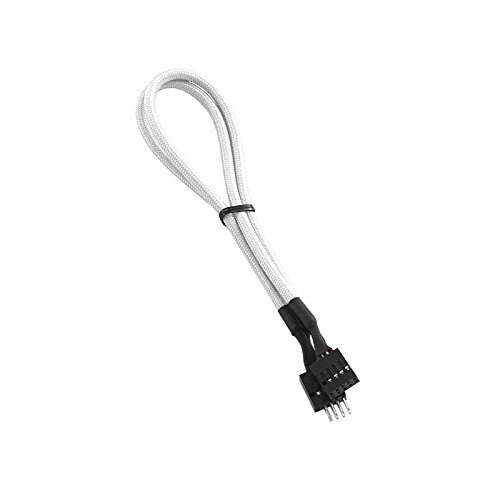 CableMod ModFlex Sleeved Internal USB (White, 30cm)