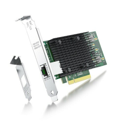 ipolex 10Gb NIC PCI-E lbg[NJ[h,VO RJ45|[g,Intel X540-T1Rg[t,PCI-E X8,PCI Express LANA_v^,Windows ServerALinuxAVmwareΉ