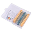 金属皮膜抵抗器 抵抗セット 1/4W 10R-1M 安定性能 基本部品 高精度 1% 安定性能 基本部品 電子実験用基本部品セット 合計600本 30種類 各2...