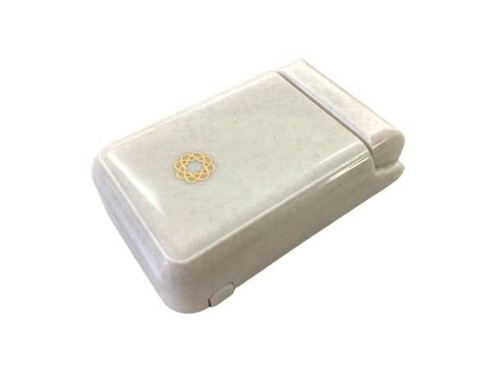 創価学会 仏具 お守りケース（八葉入）キャリー SGIグッズ (ホワイト)