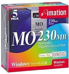 Imation OD3-230SCLWX5 230MB WIN/DOS用 5色カ