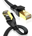 LANケーブル CAT8 2M,超高速40Gbps/2000MHz RJ45 カテゴリー8準拠 イーサネットケーブル 爪折れ防止 STP シールド モデム ルータ PS3 PS4 Xbox等に対応-黒