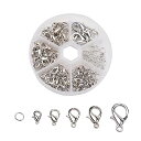 カニカン 6種セット 5サイズ 6mm 8mm 12mm 丸カン マルカン 金具セット 基礎パーツ DIY アクセサリー パーツ リング ハンドメイド 手芸 ク...