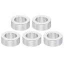 PATIKIL M12アルミニウムスペーサー 5個セット メタルスペーサー アルミニウム製 12.5mm ID x 20mm OD x 8mm L アルミニウム...