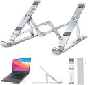 ノートパソコンスタンド ノートPC スタンド タブレットスタンド 教卓 スタンド 姿勢改善 折り畳み式 人間工学設計 7段高さ・角度調整可能 姿勢改善 腰痛/猫背解消 滑り止め 折りたたみ