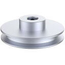 CHANCS外径60mmシングルグルーブプーリー12mmボール盤用固定ボアプーリー6MMPUラウンドベルト