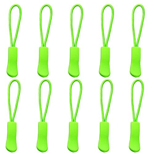 Yzsfirm カラー延長ファスナー ブラック 丈夫なジッパープル 強力なナイロンコード ゴムテクスチャー加..