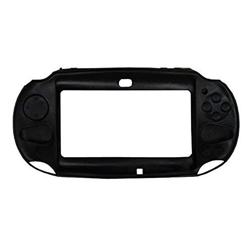 OSTENT ケースカバー 保護 シリコンソフト ポーチスキン Sony PS Vita PSV PCH-2000用 (black)