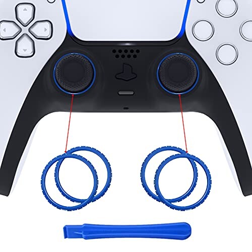 eXtremeRate ps5コントローラー(BDM-010 BDM-020 BDM-030 BDM-040 BDM-050)に対応用取り替えるアクセサリー、ピュアカラーの交換リング-コントローラーは含まれていません eXtremeRate ps5コントローラー(BDM-010 BDM-020 BDM-030 BDM-040 BDM-050)に対応用取り替えるアクセサリー、ピュアカラーの交換リング-コントローラーは含まれていません
