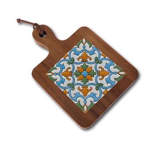 ENN LLC 鍋敷き 木製 耐熱 タイル 北欧 ポットマット (10)