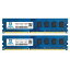 DDR3 1600MHz PC3-12800 240 Pin DIMM 8GB (2x4GB) 2RX8 Ű 1.35V/1.5V Non-Ecc CL11 ǥȥåPCѥ