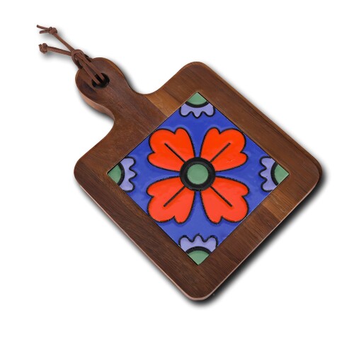 ENN LLC 鍋敷き 木製 耐熱 タイル 北欧 ポットマット (11)