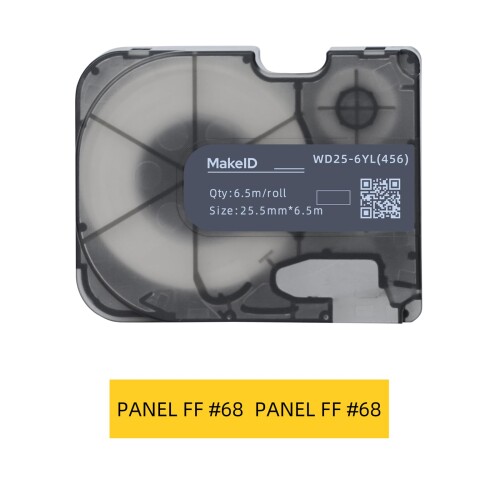 MakeID P31S用 PET素材 全天候ラベル 黄地黒文字 幅25.5mm×長さ6.5m 室内外対応 ケーブル表示・専門/工業用途向け 長期耐久・耐候性 多用途PETラベル ? パッチパネル、パンチブロック、フェイスプレートラベル、資産ラベル、倉庫ラベル、一般識別作業など、幅広い用途に対応。 高耐久設計 ? 摩耗や衝撃に強く、使用頻度の高い環境でも文字や情報を長期間鮮明に保持。重要な情報をしっかり表示可能。 熱転写印刷技術 ? 印刷された文字は5年以上色褪せせず、長期耐久性を実現。 一体型ラベル・リボンカセット ? 消耗品の交換が数秒で完了。ラベルとリボンを別々に購入する手間が不要で、作業効率を大幅に向上。 強力な永久接着剤 ? 滑らかな面、粗い面、凹凸面や粉体塗装面など、あらゆる表面にしっかり密着。接着しにくい低エネルギー面でも安心して使用可能。 商品コード57081018341商品名MakeID P31S用 PET素材 全天候ラベル 黄地黒文字 幅25.5mm&times;長さ6.5m 室内外対応 ケーブル表示・専門/工業用途向け 長期耐久・耐候性型番WD25-6YL-456-CRJPサイズ幅25.5mm&times;長さ6500mm、黄地黒文字カラーイエロー※他モールでも併売しているため、タイミングによって在庫切れの可能性がございます。その際は、別途ご連絡させていただきます。※他モールでも併売しているため、タイミングによって在庫切れの可能性がございます。その際は、別途ご連絡させていただきます。