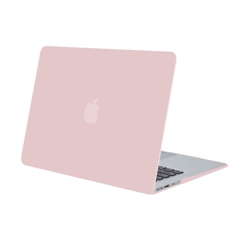 MOSISO 対応機種 MacBook Air 11 インチ A1370 / A1465 専用 プラスチック ハードケース 薄型 耐衝撃 保護 シェルカバー (ベビー ピンク)