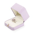 Oirlv 指輪ケース 1個 婚約指輪 ケース PUレザー 持ち運び 結婚式 記念日 クリスマスなどに適当 マイクロファイバー素材 H18001 (パープル)