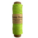 Hemp twine 麻紐 62m巻 2020シリーズ (0.5mm 25g 62m ライムグリーン)