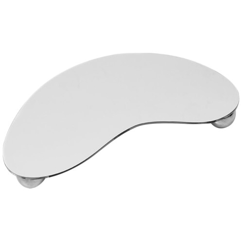 CALLARON ミラートレイ ガラストレイ 月型アクリル 小物収納 香水 ディスプレイ シルバー ディスプレイミラー 小物置き おしゃれ 北欧