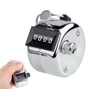 DERCHIA数取器 カウンター 手持式 4桁 金属製 手動カウンター 数取り器 機械式 カウント 小型 軽量 携帯便利 手動測定 スポーツ競技用 リセット可能...